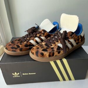 Adidas Wales Bonner Samba Pony Leopard size US 6.5 M/UK 6/ EU 39 1/3 NEW IN BOX